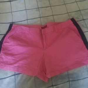 Marina pink short with blue strip
